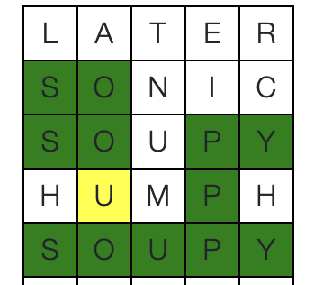 Wordle solver